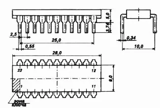 КР1008ВЖ28 микросхема фото 2 КР1008ВЖ28 микросхема фото 2