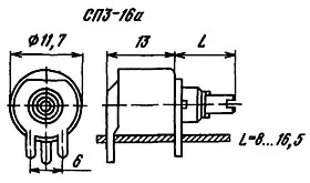 СП3-16А 0.125Вт 15кОм фото 3 СП3-16А 0.125Вт 15кОм фото 3