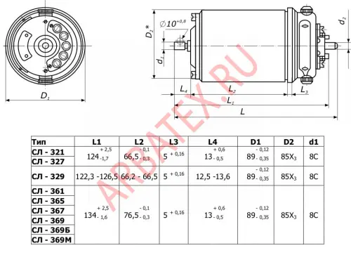 СЛ-369М электродвигатель фото 3 СЛ-369М электродвигатель фото 3