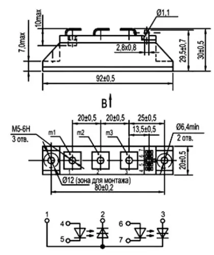 МТОТО4-80-10 силовой модуль фото 5