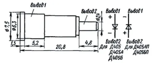 Д405 диод фото 2 Д405 диод фото 2