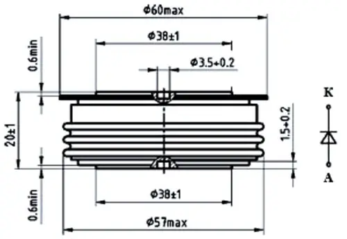 ДЧ143-800-16 диод фото 2 ДЧ143-800-16 диод фото 2