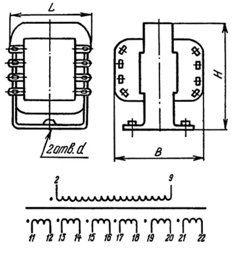 ТПП278-220-50В трансформатор фото 3 ТПП278-220-50В трансформатор фото 3