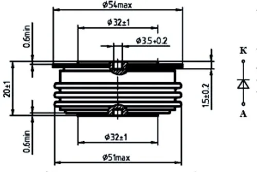 ДЧ133-320-22 диод фото 2 ДЧ133-320-22 диод фото 2