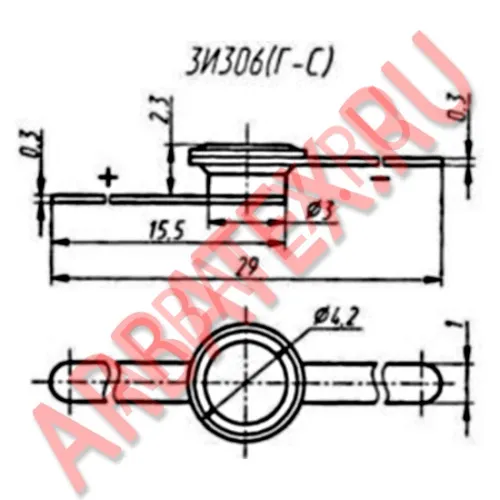 ЗИ306К диод фото 3