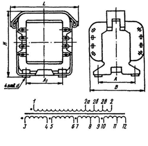 ТН58-220-400В трансформатор фото 3