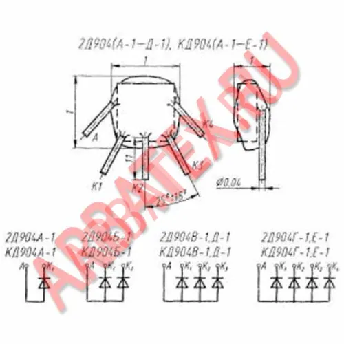 2Д904Б1 диодная матрица фото 3