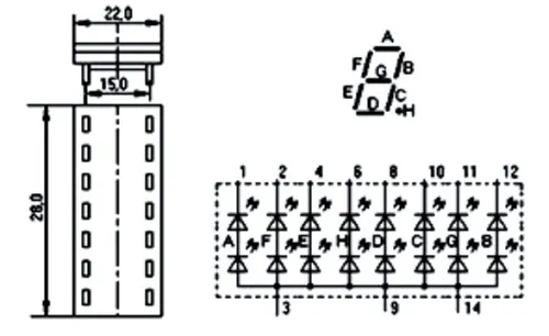 КЛЦ202А индикатор знакосинтезирующий фото 3 КЛЦ202А индикатор знакосинтезирующий фото 3